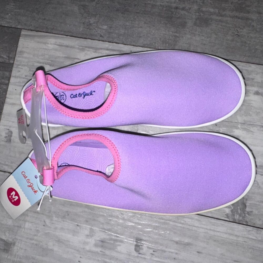 Cat-jack Girls Purple and Pink Swimming Shoes
